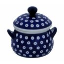 Marmelade pot with handle and cover decor 42
