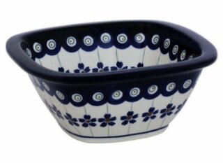 Square Boleslawiec Bowl. Decor 166a
