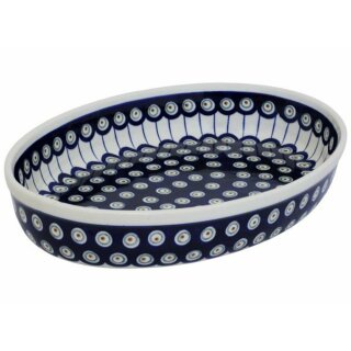Oval baking dish decorated in the decor 8