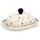 Modern oval butter dish in decor 111