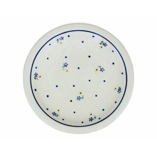 Bunzlauer Ceramic Plate 19,5 cm Dessert Plate Dining Plate Eat eller Flowers 