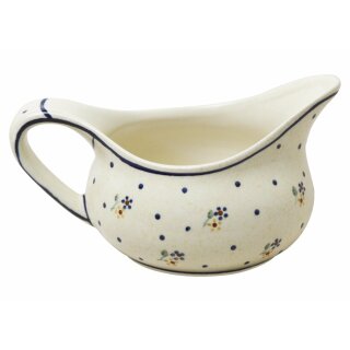 Modern sauce boat (sauces bowl) with handle - 0.45 litres - in decor 111