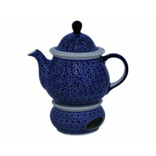 Extra large tea or coffee pot 1.7 litres and warmer to use with tealights decor 120