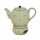 Large tea or coffee pot 1.5 litres with warmer and a elongated spout in the decor 111