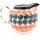 Spherical cream jug 0.25 litres with handle decor 943a