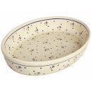Oval baking dish decorated in the decor 111