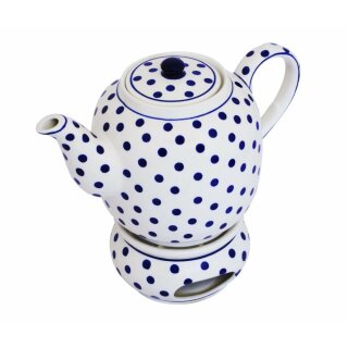 Tea or coffee pot 1.5 litres with warmer and a elongated spout in the decor 37