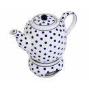 Tea or coffee pot 1.5 l with warmer and a elongated spout...