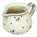 Large cream jug 0.40 litres with handle decor 111