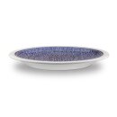 Flat dinner plate which also can used as pizza plate.  decor 111