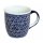 Bulgy mug with round handles in the decor 120