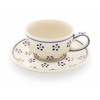 210 ml cup with a saucer, Ø 9,8/16,00 cm, H 6,0/1,8 cm, pattern 1