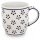 Bulgy mug with round handles in the decor 1