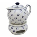 1.0 Liter modern teapot with warmer pattern 1