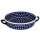 1.7 litres large casserole dish with round interior decoration with handle Ø=26.4 cm decor 42