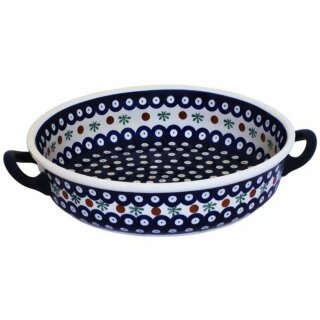 1.7 litres casserole dish with round interior decoration with handle Ø=26.4 cm decor 41
