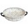 1.7 litres large casserole dish with round interior decoration with handle Ø=26.4 cm decor 111