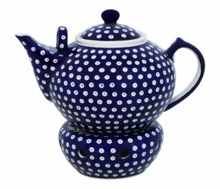 Teapot XXL 2.9 litres + warmer decor 42