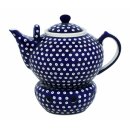 Teapot XXL 2.9 litres + warmer decor 42