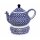 1,5 Liter stattliche Teekanne mit Stövchen Dekor 4