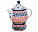 Stövchen + Kaffeekanne 1.7L, Dekor 943a
