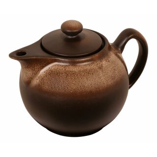 1.0 Liter modern teapot pattern Zaciek (braun)