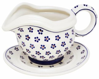 Gravy boat / sauce bowl with plate v=0.5 litres decor 225