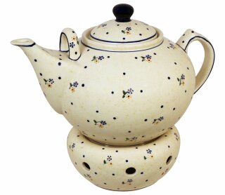 Teapot XXL 2.9 litres + warmer decor 111