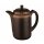 1,25 Liter Kaffeekanne Dekor Zaciek (braun)