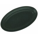 Simple oval serving tray in the decor zielon