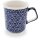 Modern mug with square handles in the decor 120