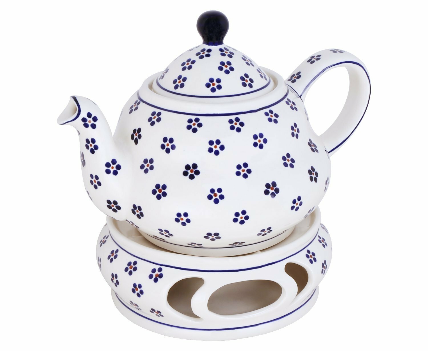 TeaLogic Teekanne Mit Stövchen 'Cherry Blossom' – 1,5 Liter Aus Fine Bone China Porzellan