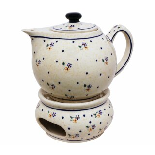 1.0 Liter modern teapot with warmer pattern 111