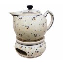 Modern 1.0 litres teapot with warmer in the decor 111