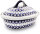 Casserole with lid small 1.2 litres decor 8