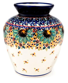 1,7L Flower Vase "Maria" 17 cm Baluster Shape, Pattern ART-297