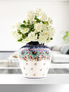 1,7L Flower Vase "Maria" 17 cm Baluster Shape, Pattern ART-297