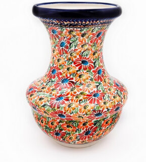 3L Vase "Venezia" Ø20xH28,5cm – Blumenvase, Dekor ART-312