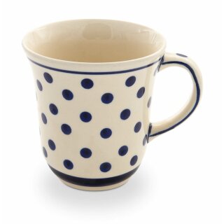 Curved formed mug with a capacity of 0.35 litres in the decor 37