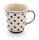 Curved formed mug with a capacity of 0.35 litres in the decor 37