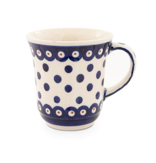 Curved formed mug with a capacity of 0.35 litres in the decor 46