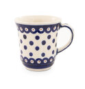 Curved formed mug with a capacity of 0.35 litres in the...