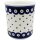Bunzlauer Keramik Becher ohne Henkel / Zahnputzbecher, H = 9,2 cm, V = 0,25 Liter, Dekor 28