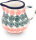 170ml Sahnekännchen Milchkännchen Ø9,5cm H8,2cm Dekor 943a