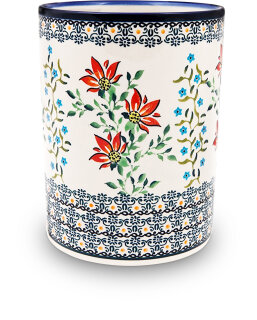 1,9L Flower Vase "Sophia" Ø13xH17,6cm, Pattern ART-278