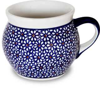 Large sphere mug with a capacity of 0.42 litres what is also called bohemian cup in the decor 42