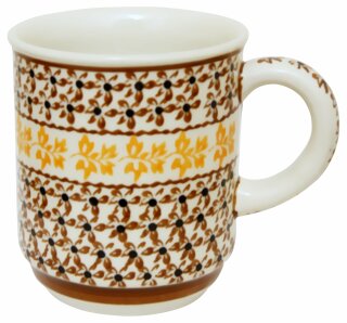 Mug with round handles in the decor 111
