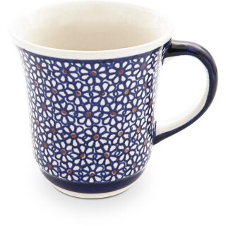 Curved formed mug with a capacity of 0.35 litres in the decor 37