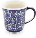 Curved formed mug with a capacity of 0.35 litres in the...