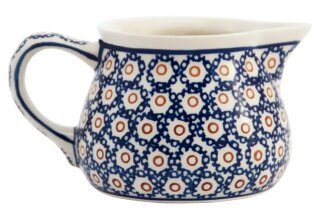 400 ml Milchkännchen Sahnekännchen Ø14,4 cm, H 8,0 cm – klassisch kompakt, gedrungen, Dekor 4